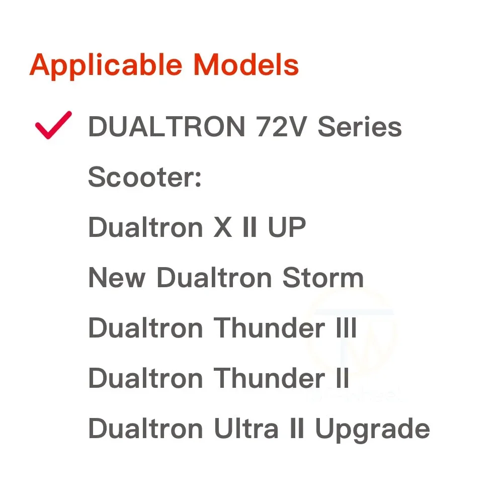 DUALTRON 72V Elsparkcykelladdare 83V 5A Med Display Snabbladdare - Bild 2