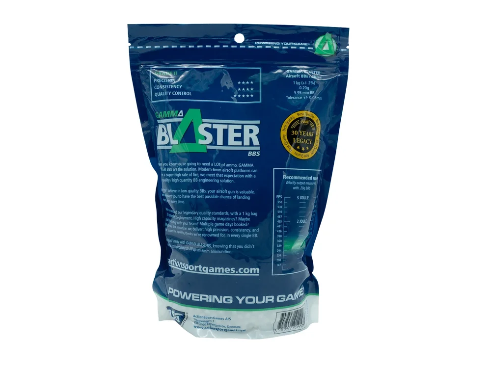 Gamma Blaster kugler, 0,20 g - 1 kg pose - Bild 2