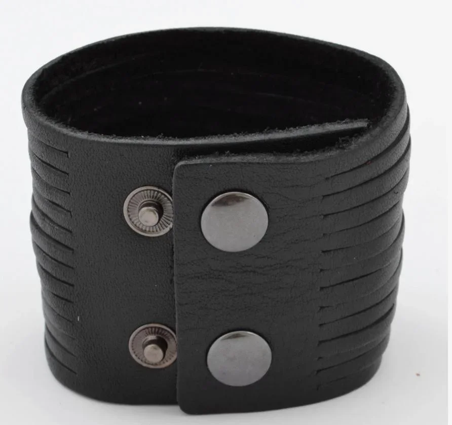 Läderarmband med snitt - Bild 3