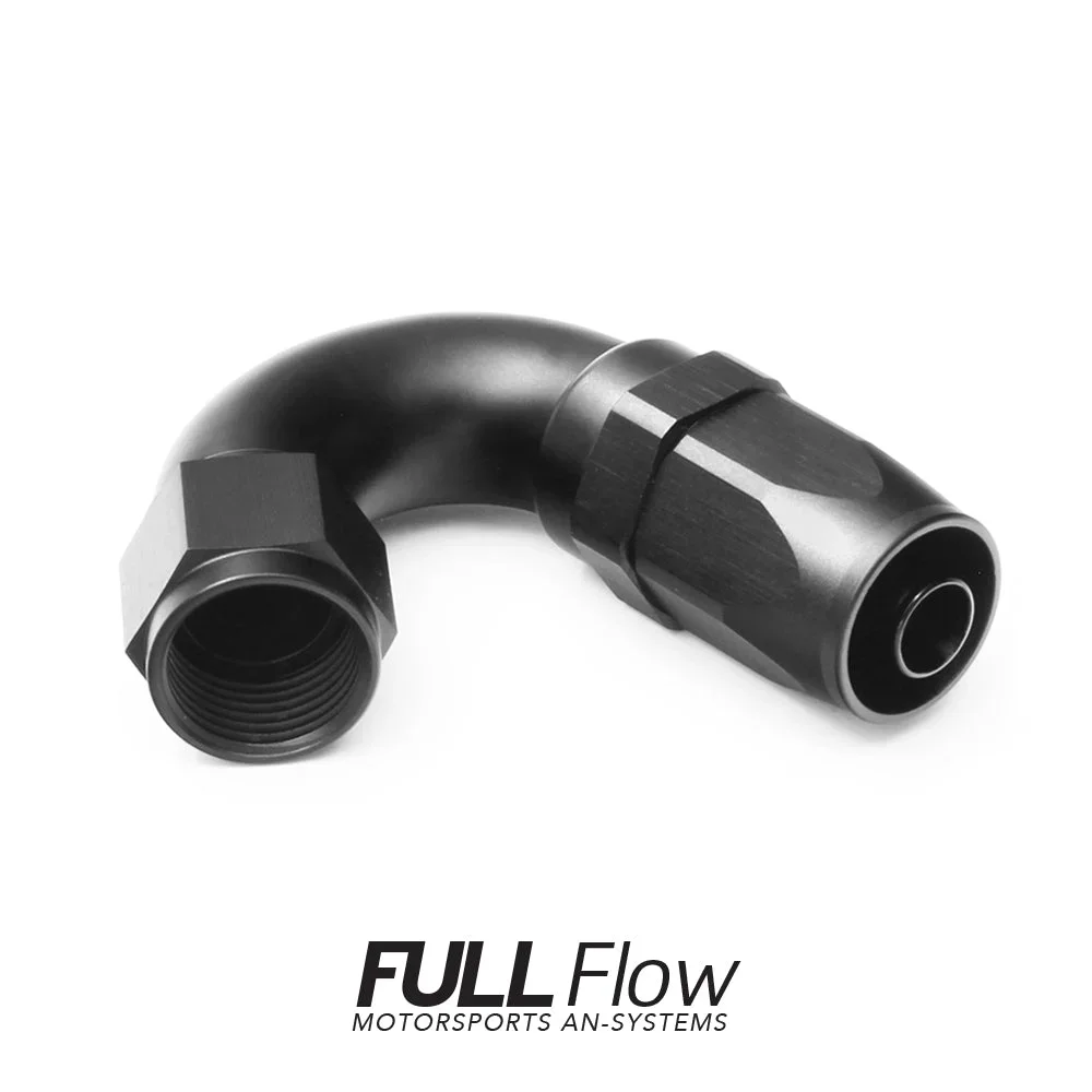Full Flow AN Hose End Fitting 150 Degree AN-10 Full Flow AN Hose End Fitting 150 Degree AN-10