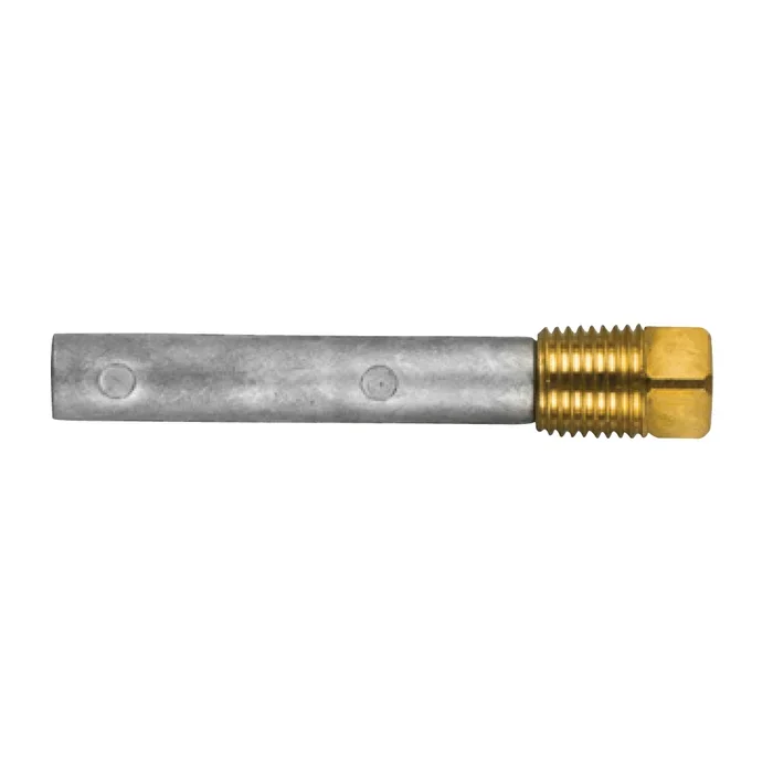 Zinkanod Caterpillar, motor, pencil anode komplett med mässingsplugg th.1/4”bspt Zinkanod Caterpillar, motor, pencil anode komplett med mässingsplugg th.1/4”bspt