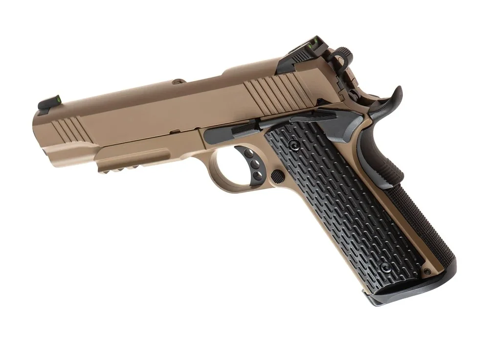 Army Armament M1911 Tactical Full Metal GBB - Desert - Bild 2