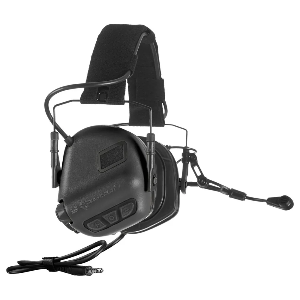 EARMOR M32 PLUS Elektronisk Taktisk Hovedtelefon - Black - Bild 2