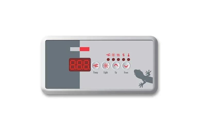 Display Gecko TSC-18 med etikett Display Gecko TSC-18 med etikett