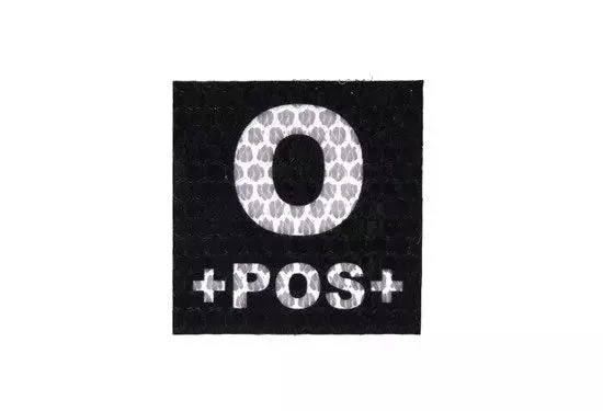 IR PATCH - O POS BLOOD TYPE - Bild 1