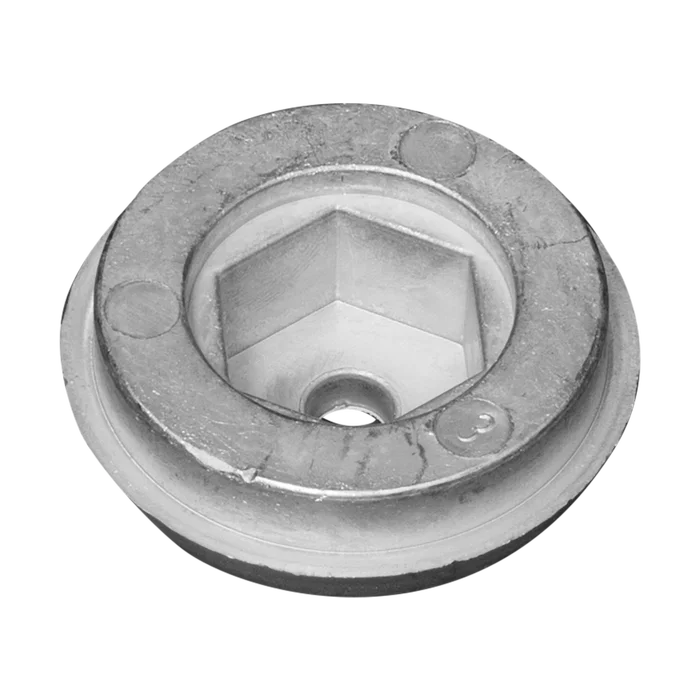 Aluminiumanod Sidepower - Sleipner propeller nut Ø45 H.20 71190/51180 - Bild 2