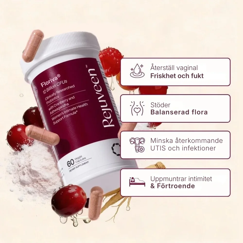 Floriva® | Tar bort obehaglig vaginal lukt och återställer din naturliga friskhet - Bild 1