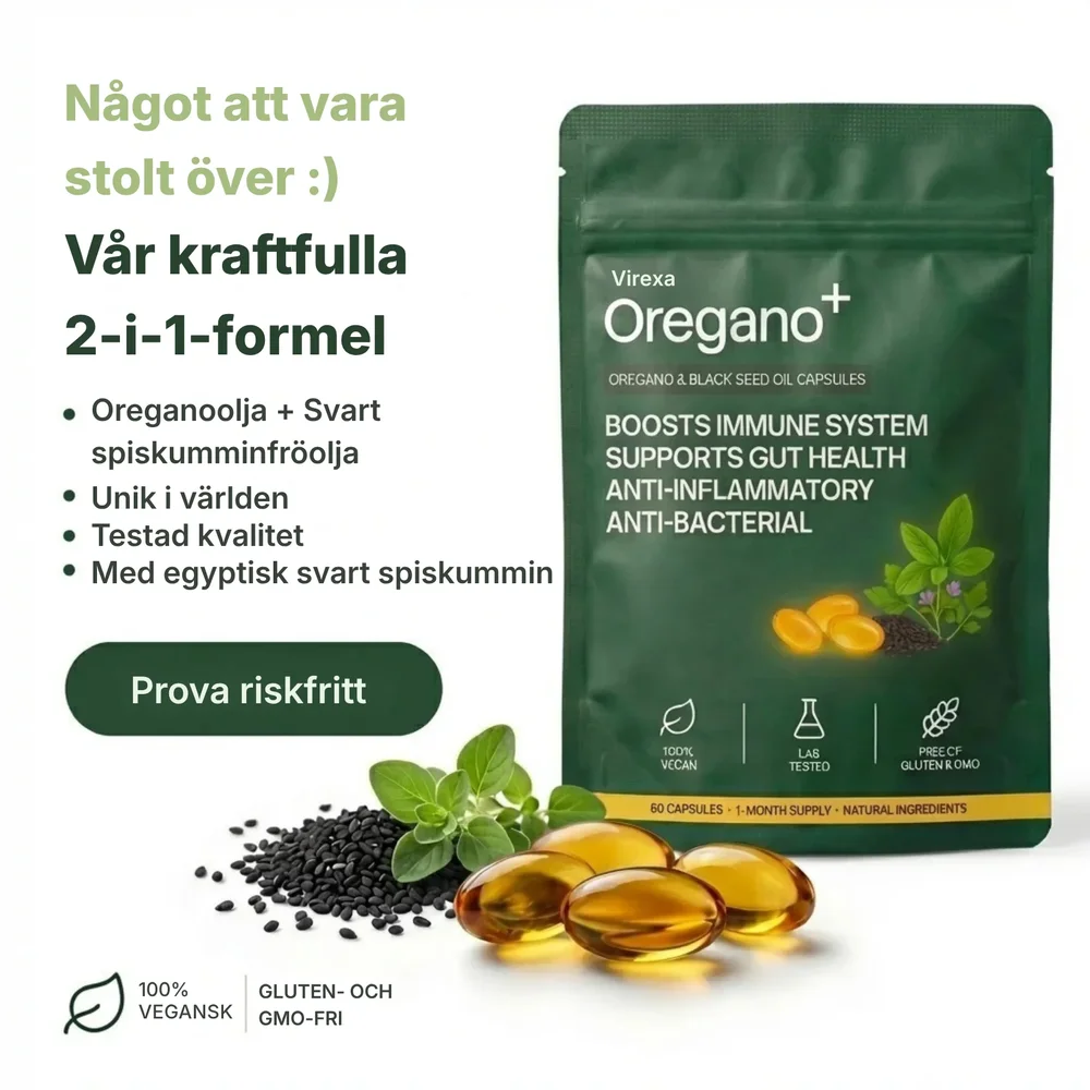 Virexa® - Oregano+ | Bekämpar skadliga bakterier, främjar tarmhälsan och lindrar magbesvär - Bild 2