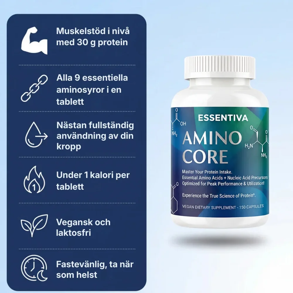Essentiva® 30g protein i en enda tablett | Förenkla ditt proteinintag - Bild 2