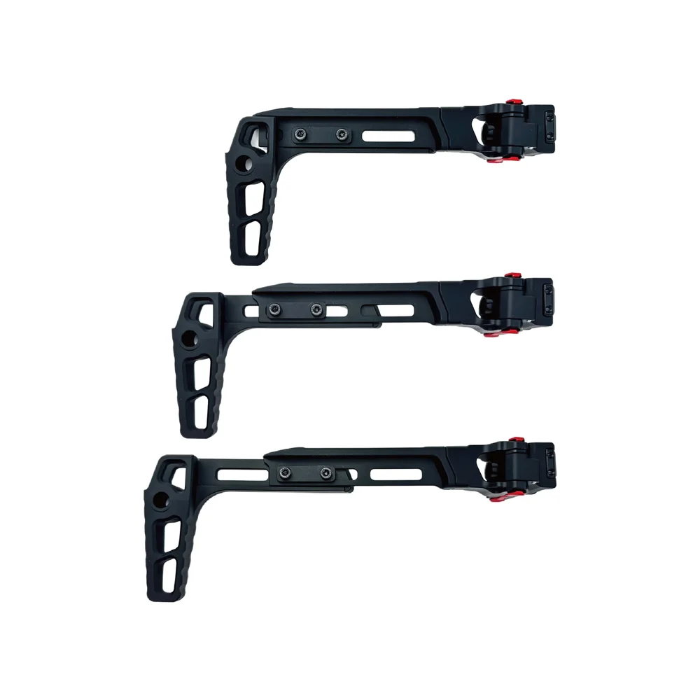 CTM TAC TwinFold justerbar CNC-kolbe til M1913-skinne CTM TAC TwinFold justerbar CNC-kolbe til M1913-skinne