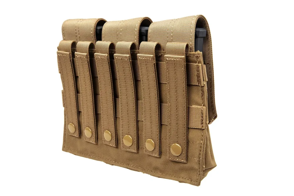 Triple M4/M16 Specna Arms magazine loader with Tan flap - Bild 2