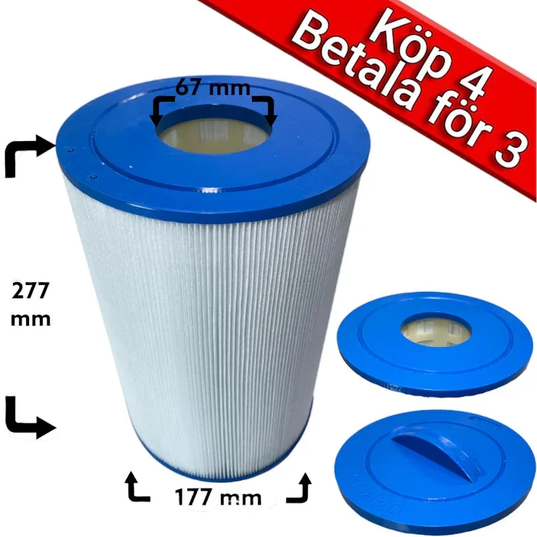 4-pack Spafilter som passar b.la. Caldera spas 4 för 3