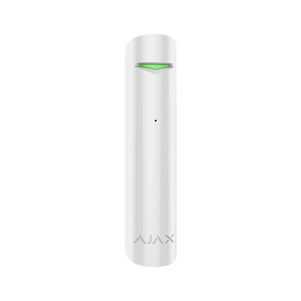 AJAX GlassProtect (8EU) ASP white | Glass break detector with microphone | Vit AJAX GlassProtect (8EU) ASP white | Glass break detector with microphone | Vit