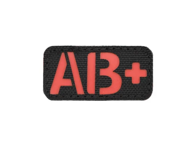 Blodtype-patch AB+, laser-cut - Bild 2