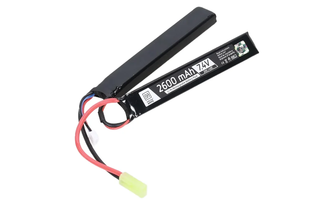Specna Arms LiPo 7.4V 2600mAh 20/40C 2-module Tamiya mini battery - Bild 2