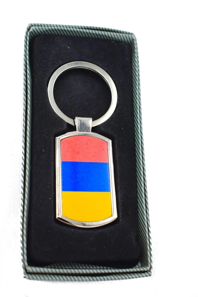 Armeniens flagga nyckelring - Bild 2