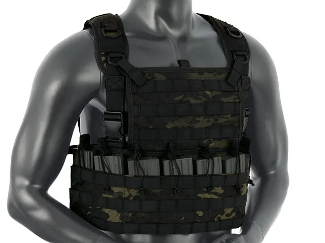 Taktisk Rifleman Chest Rig – Multicam Black - Bild 3