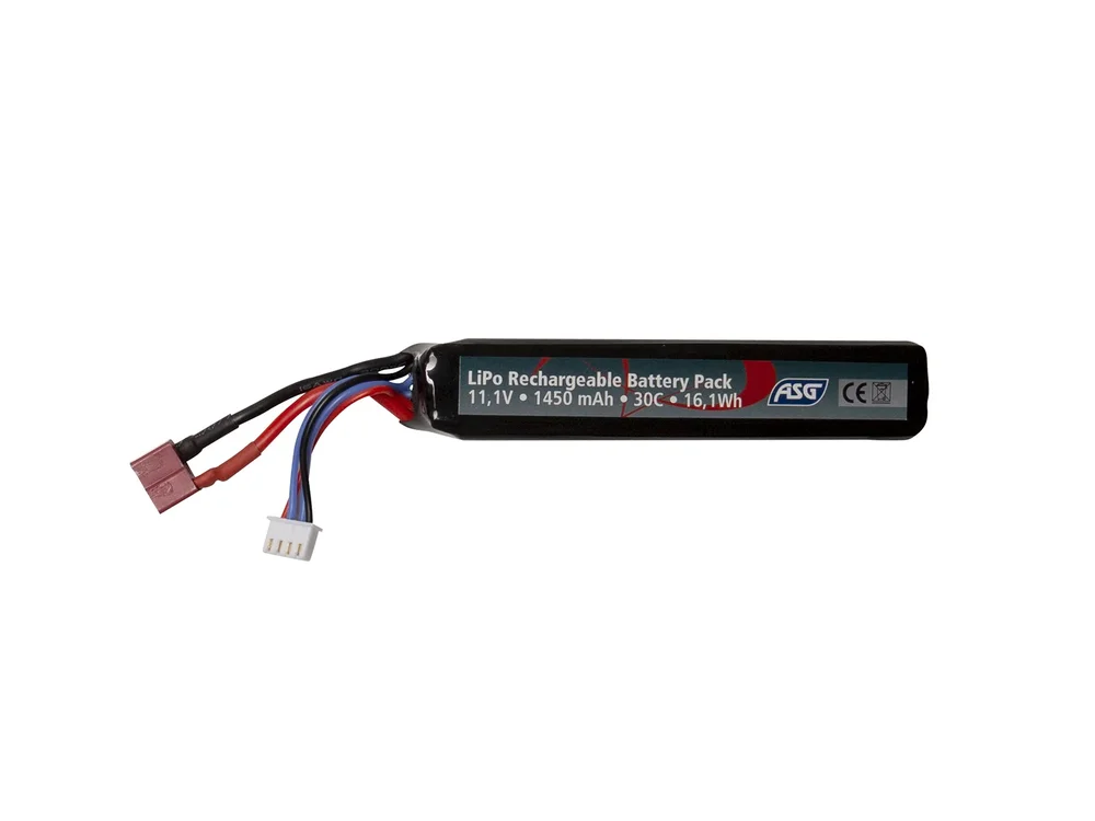 ASG-batteri – 11.1V 1450 mAh 30C LiPo T-stik ASG-batteri – 11.1V 1450 mAh 30C LiPo T-stik