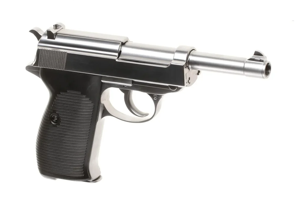 WE P38 Full Metal GBB – Silver WE P38 Full Metal GBB – Silver