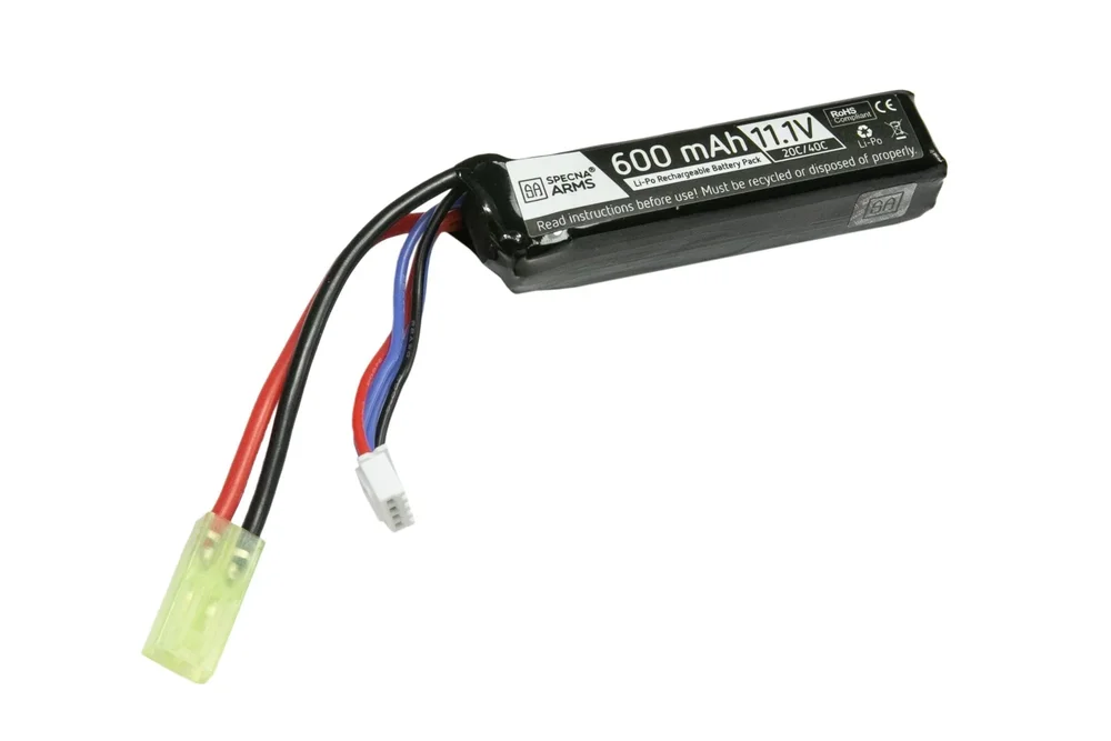 LiPo 11,1V 600mAh 20/40C Batteri – Tamiya mini LiPo 11,1V 600mAh 20/40C Batteri – Tamiya mini