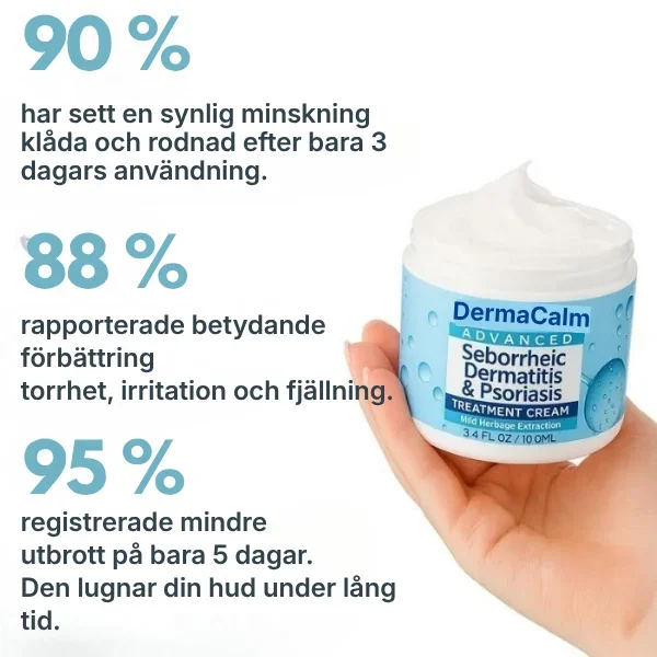 DermaCalm® | Kräm mot seborroisk dermatit, hårbottenbehandling mot psoriasis, torr hårbotten och mjäll, klådstillande kräm för lindrande effekt - Bild 2