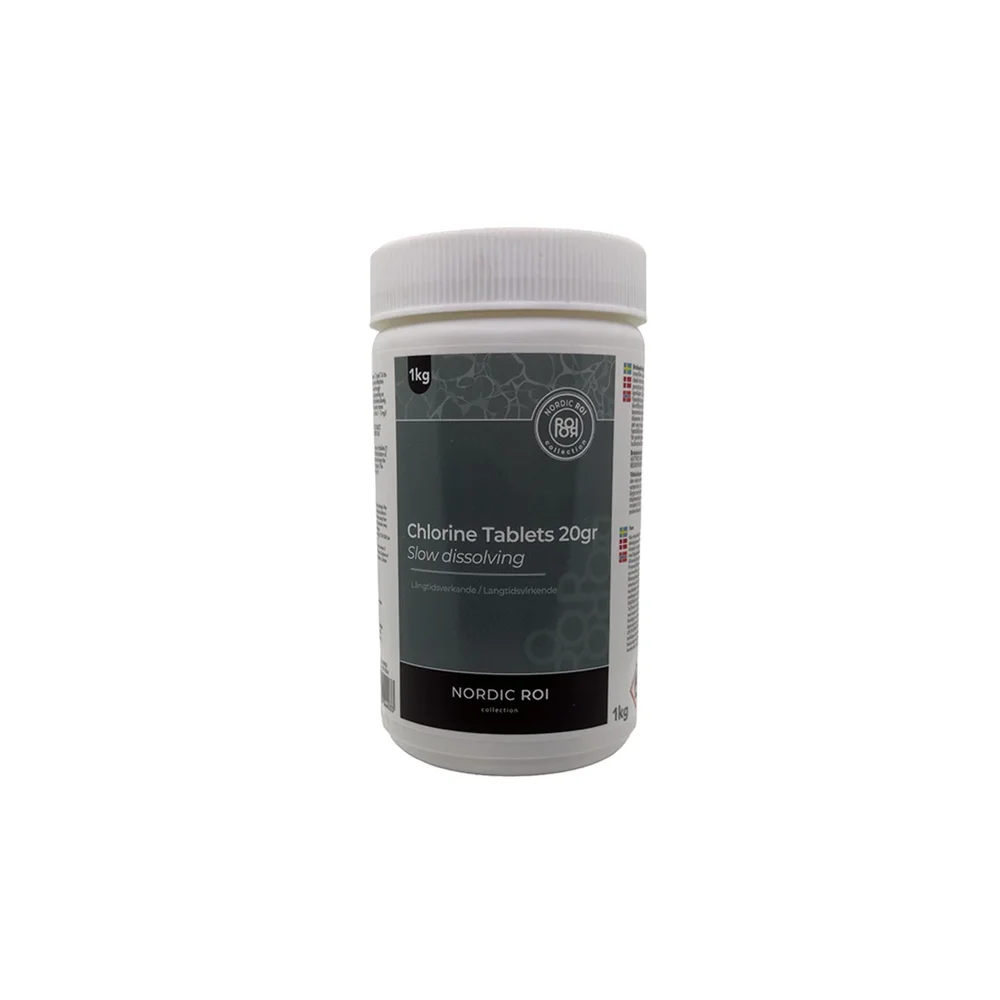 Spakemi Nordic ROI Spa Chlorine 20g tablets långtidsverkande 1KG - Bild 1