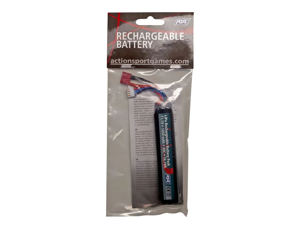 ASG-batteri - 11.1V 1450 mAh 30C LiPo T-stik - Bild 3