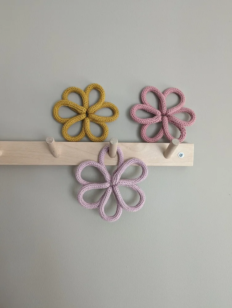 Stickade blommor Stickade blommor