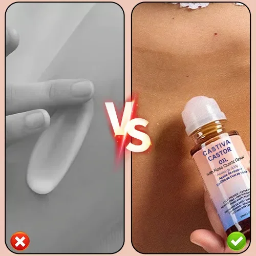 Castiva® | Roll-on med ekologisk gyllene ricinolja och rosenkvarts - Bild 2