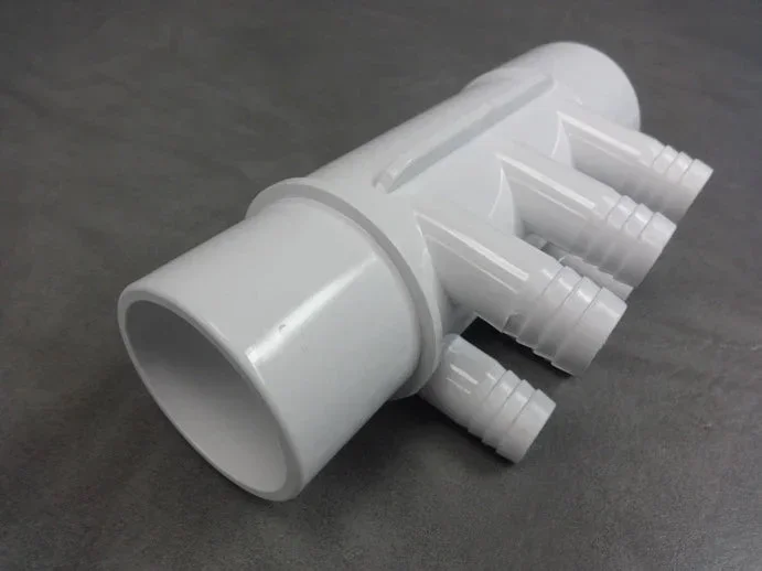 PVC Fördelare 2″/2″ hona/hane samt 6×3/4″ hane rillad CS
