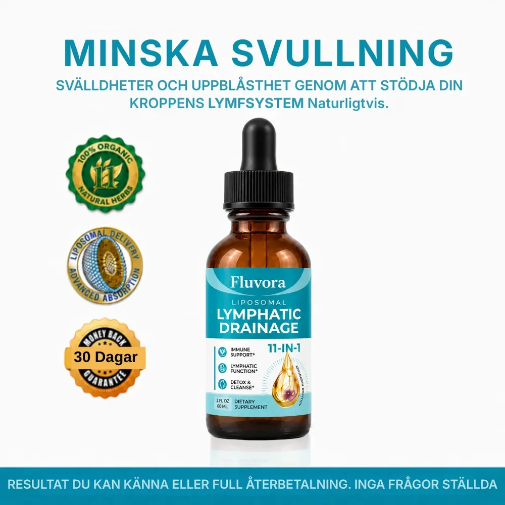Fluvora® | Liposomala droppar för lymfdränering - Bild 1