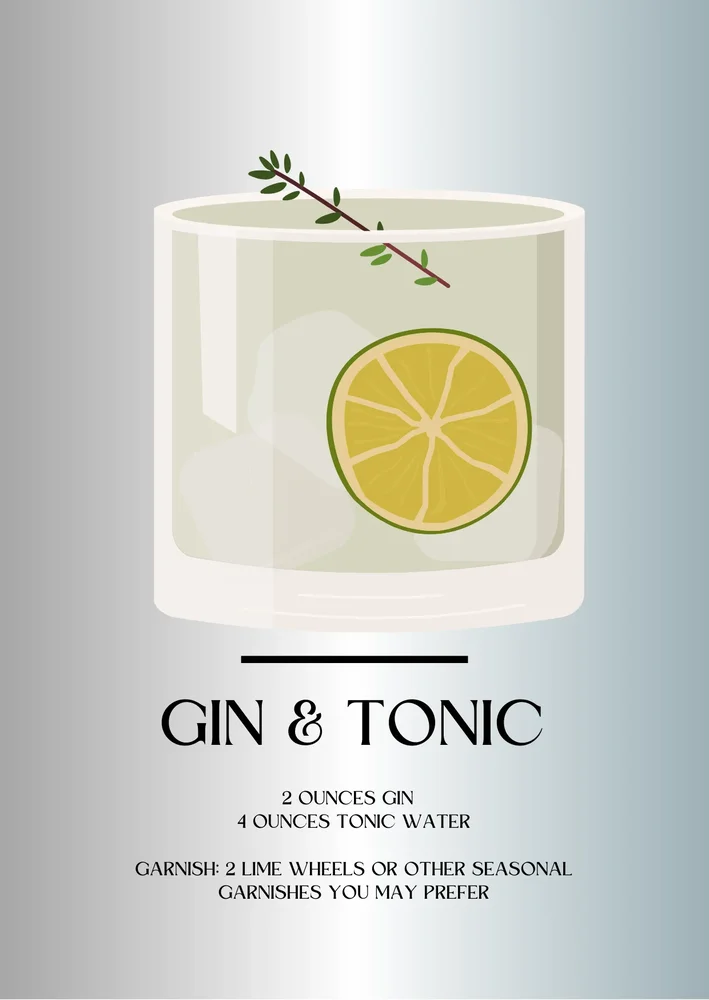 Gin Tonic Poster - Bild 3