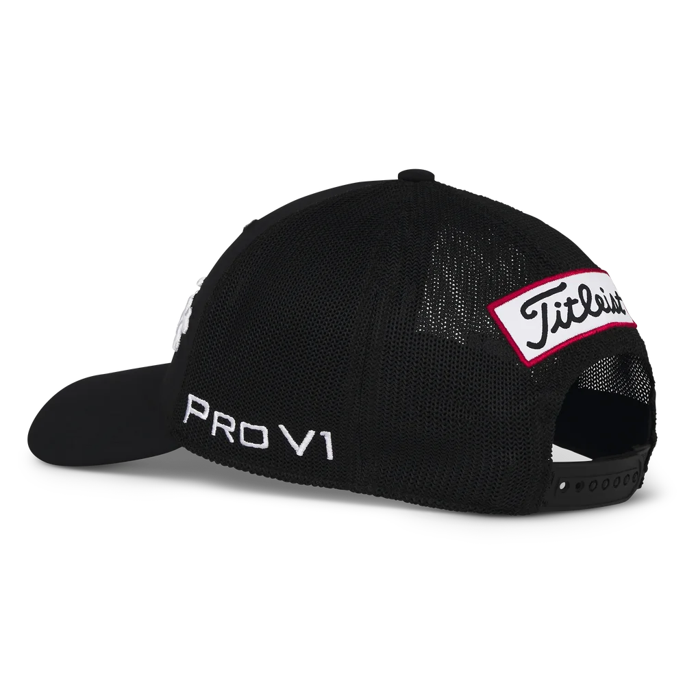 Titleist Tour Performance Mesh Black/White Golfkeps - Bild 3