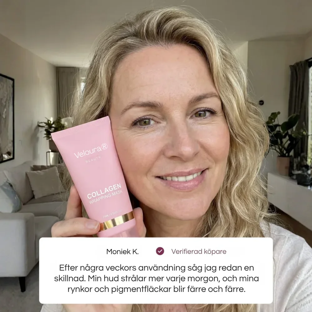 Veloura® | Bio-kollagenmask + pensel - Bild 2