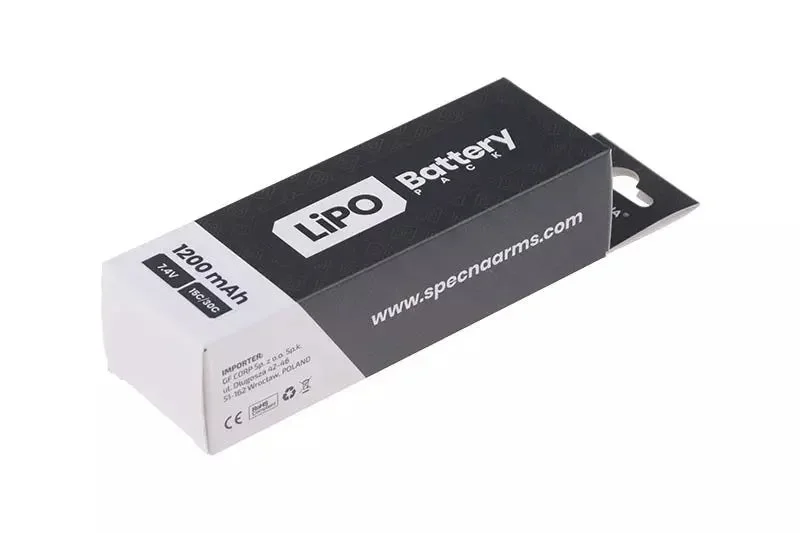 LiPo 7,4V 1200mAh 15/30C Battery - Butterfly Configuration - Bild 2