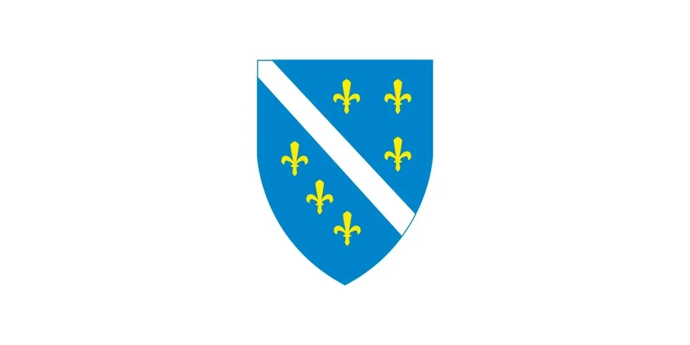 Bosnien flagga (1992-1998)