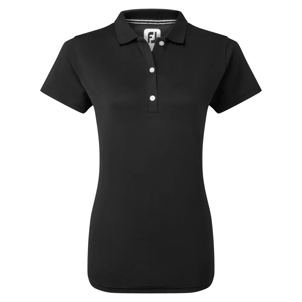 FootJoy Stretch Pique Solid Golfpiké - Bild 2