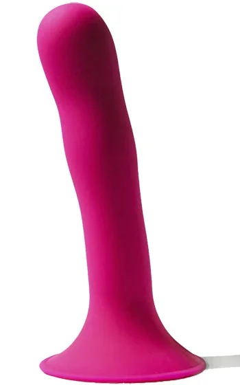 Hitsens 4 Slät Silikon Dildo – Stadig Sugkopp för Handsfree Njutning - Bild 2