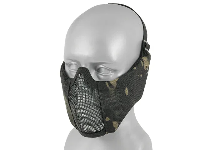 Low-Profile mesh-maske med kind- og ørebeskyttelse, type A – Multicam Black - Bild 1