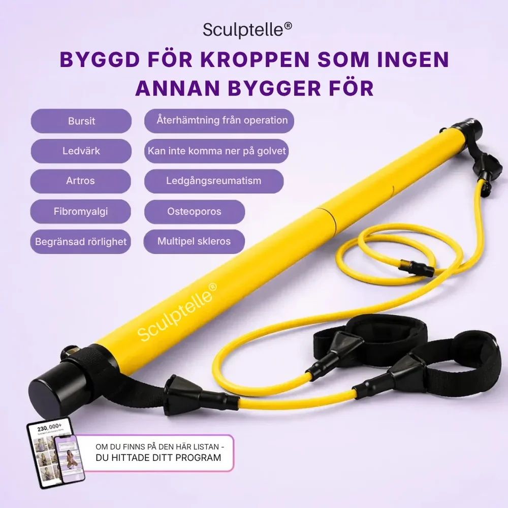Sculptelle® | Korta, ledvänliga pass som hjälper dig bygga styrka, öka rörligheten och känna dig mer aktiv – direkt från stolen. - Bild 3