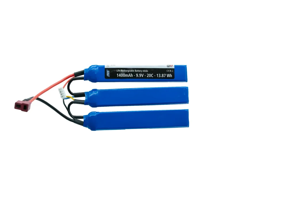9.9v LI-FE Battery 1400 mAh, 20C, 3 stick, T-Plug 9.9v LI-FE Battery 1400 mAh, 20C, 3 stick, T-Plug