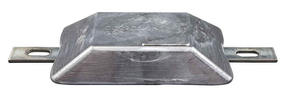 Zinkanod 2.0KG/4,41LB Corrosion Group, 148*85*30mm (225mm), hål 8,6*19mm