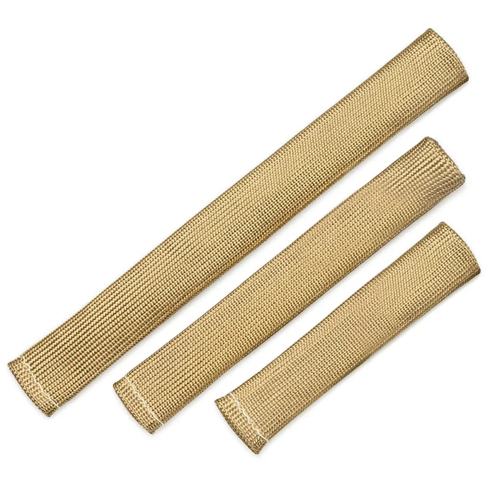 Heat protection sleeve in titanium with two layers, ID25mm, 20cm