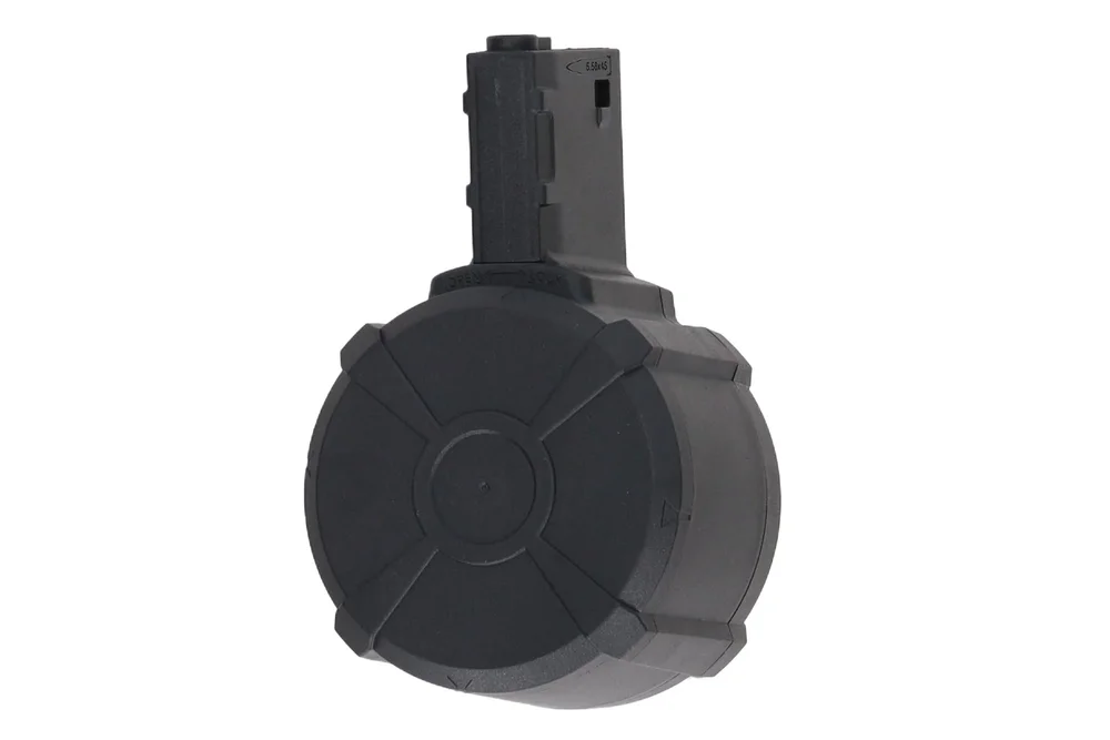 Specna Arms M4/AR15 1,500-round electric drum magazine – Black Specna Arms M4/AR15 1,500-round electric drum magazine – Black