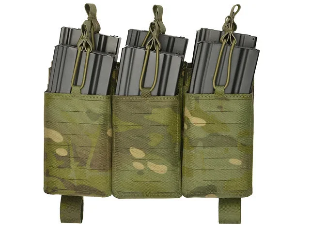 Buckle Up laser-cut panel til 6 AR15/AK-magasiner – Multicam Tropic Buckle Up laser-cut panel til 6 AR15/AK-magasiner – Multicam Tropic