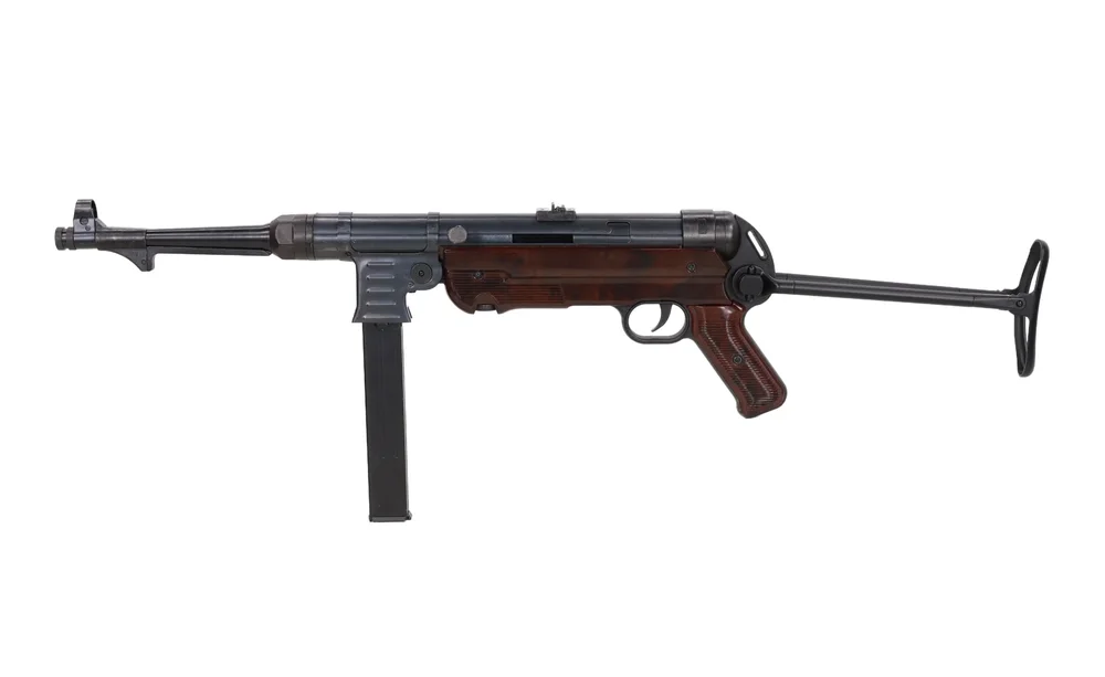 Specna Arms MP40 RETRO AEG submachine gun (X-ASR) – Brown - Bild 2