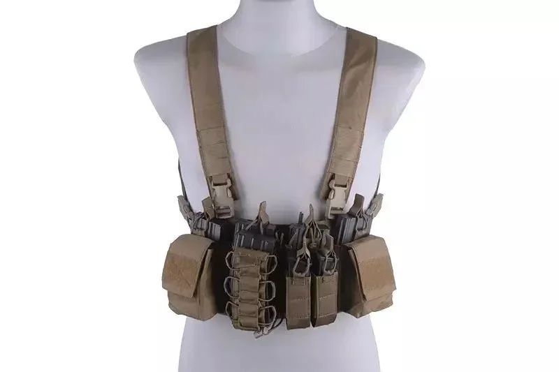 D3CR Chest Rig Tactical Vest - Tan - Bild 2