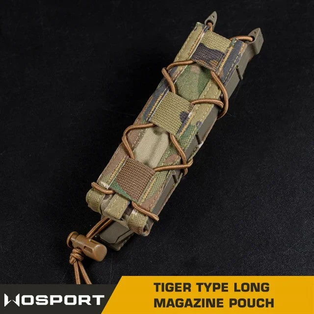 Tiger Type Lang Magasin Pouch Til MP5 - Multicam - Bild 2