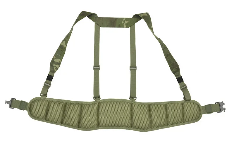 Taktisk patruljebælte med seler, MOLLE laser-cut – Multicam Tropic - Bild 3