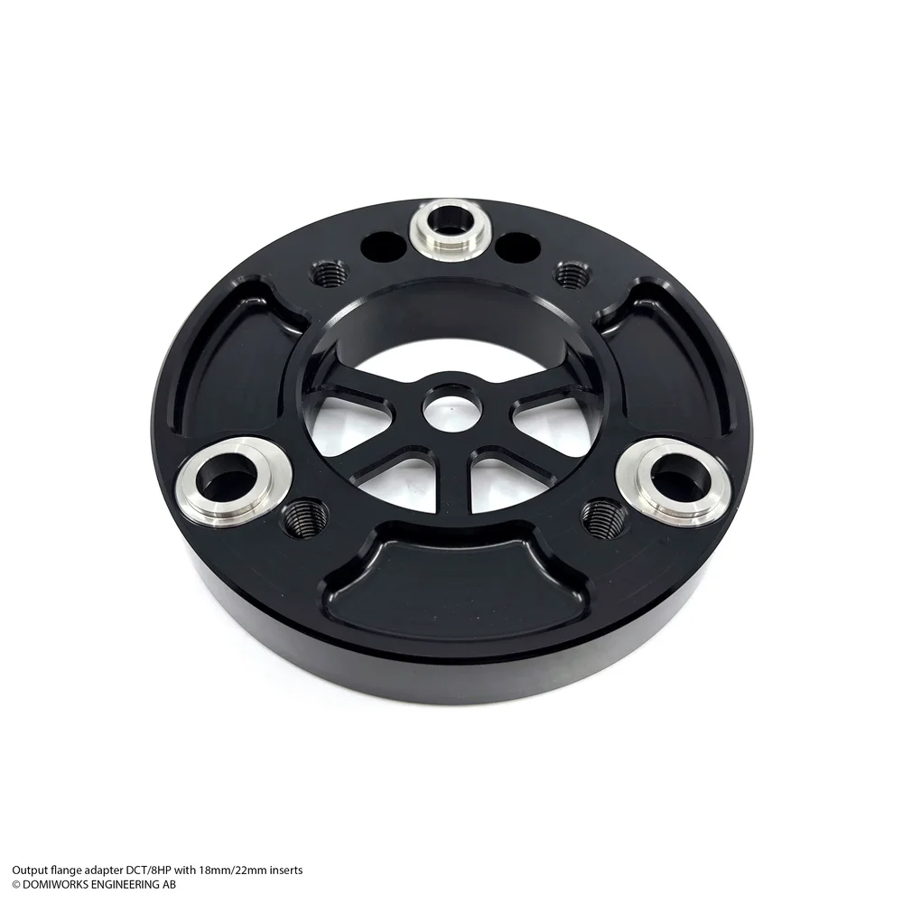 8HP / DCT utgångsflänsadapter 105-110 mm med 18 mm eller 22 mm insatser - 1350 ok - Bild 2